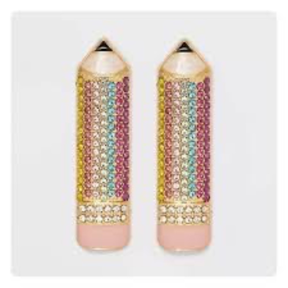 Sugarfix Baublebar Looking Sharp Lead Pencil Earrings NWT Back to School
